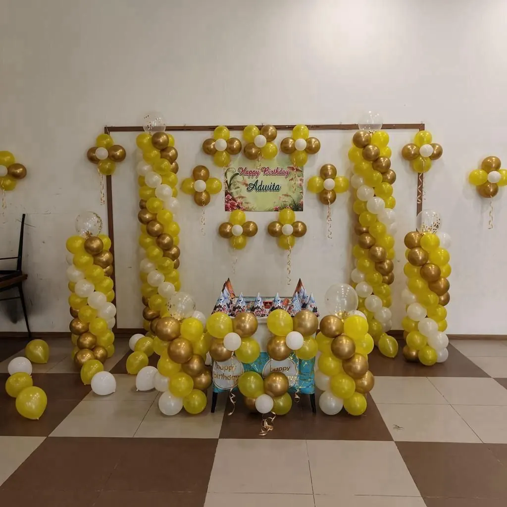 Simple Birthday balloon decoration Bangalore