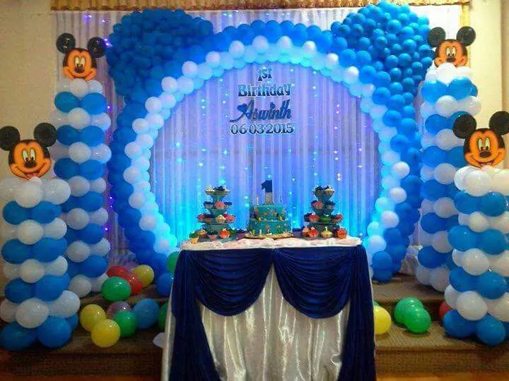 Mickey Mouse Birthday theme decoration bangalore