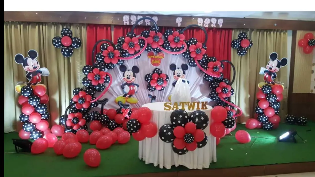 Mickey Theme Birthday decoration bangalore