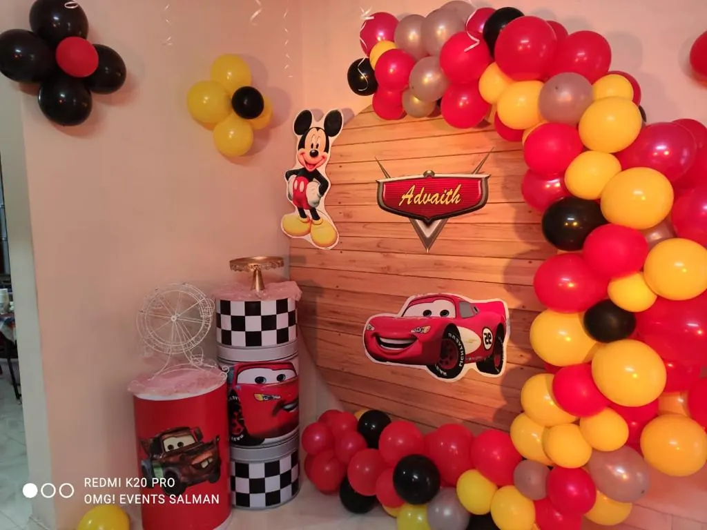 Car Theme Birthday decoration bangalore
