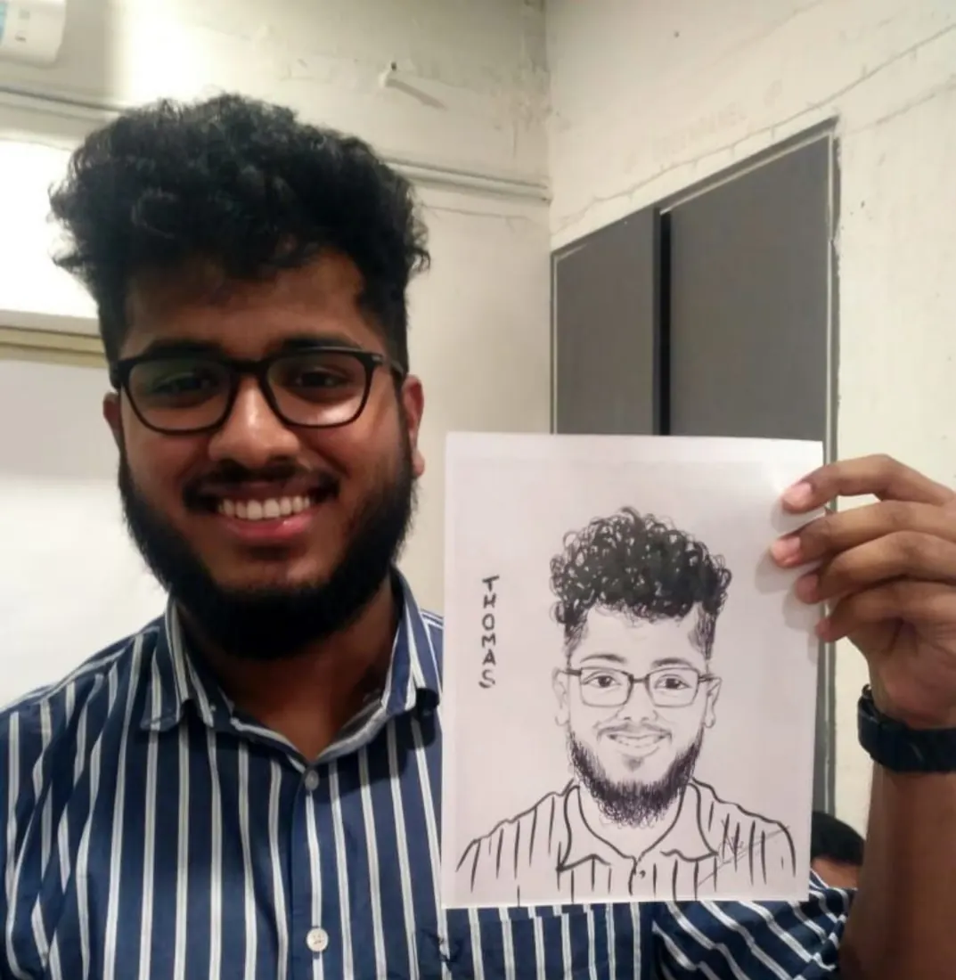 caricature artist for birthday party