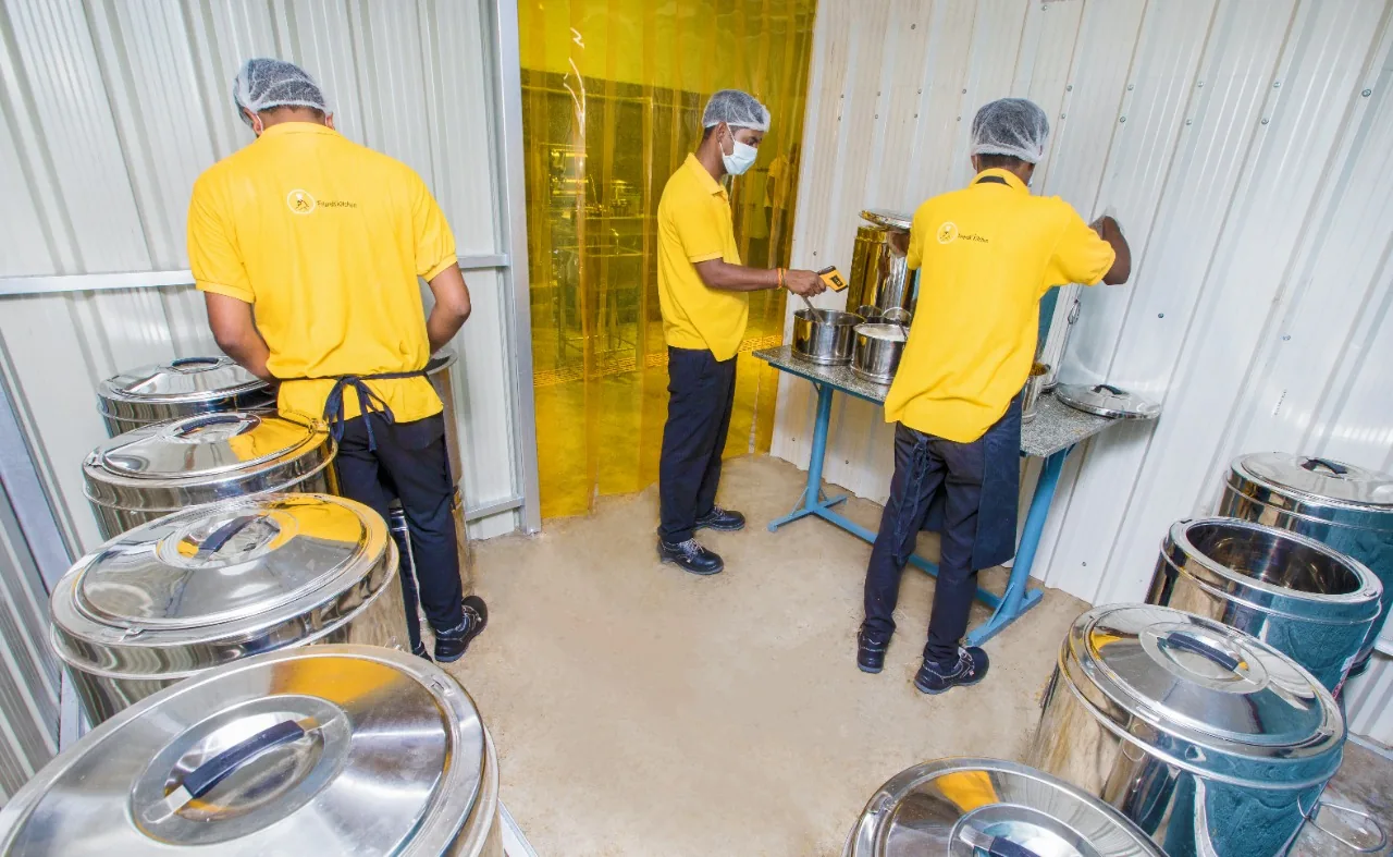 Food preparation team for Event-Services.in catering