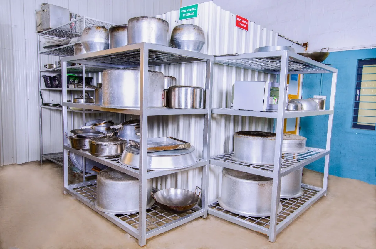 Dry ingredient storage for Event-Services.in catering