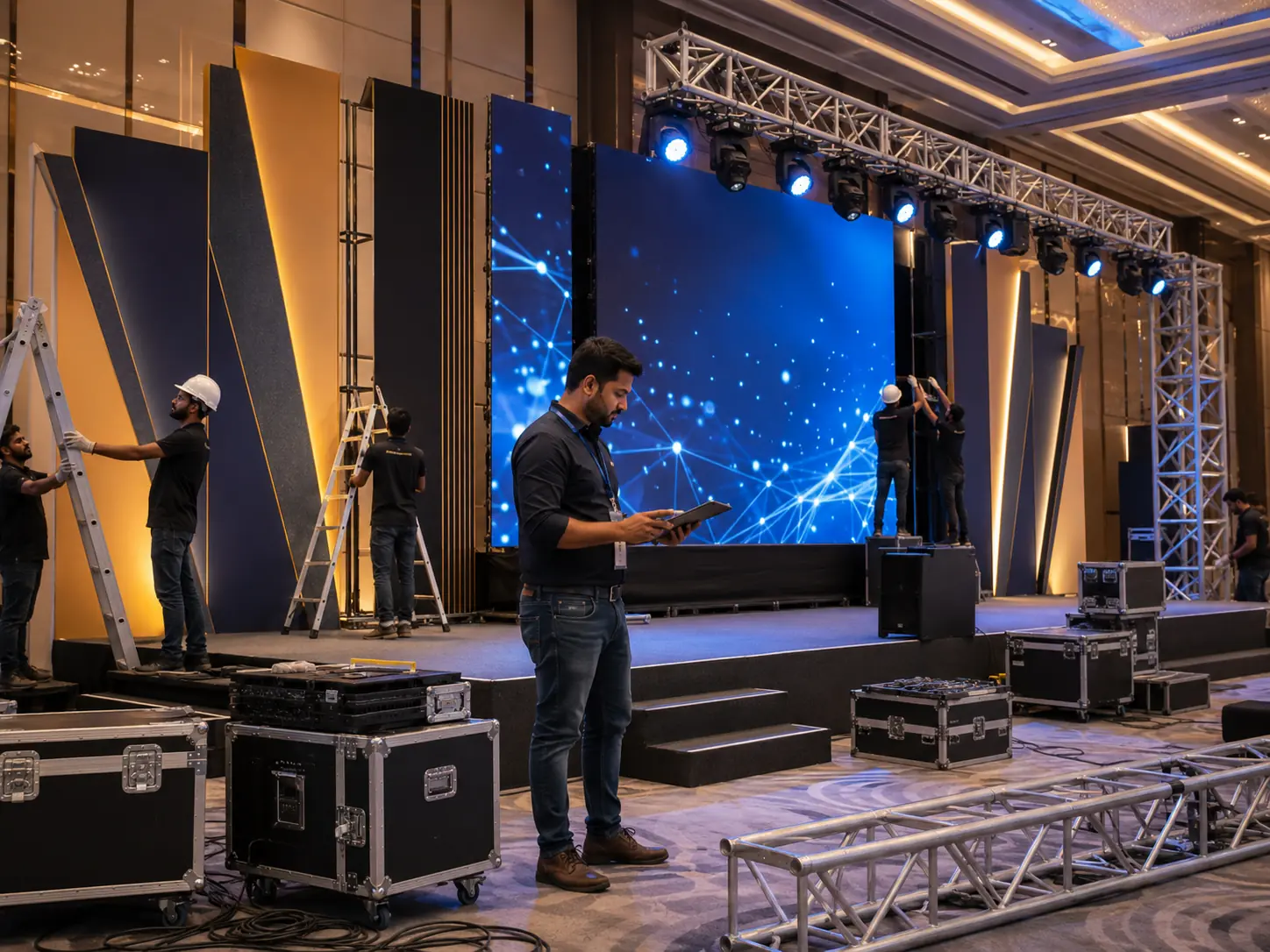 Production & Fabrication for corporate events in Bangalore