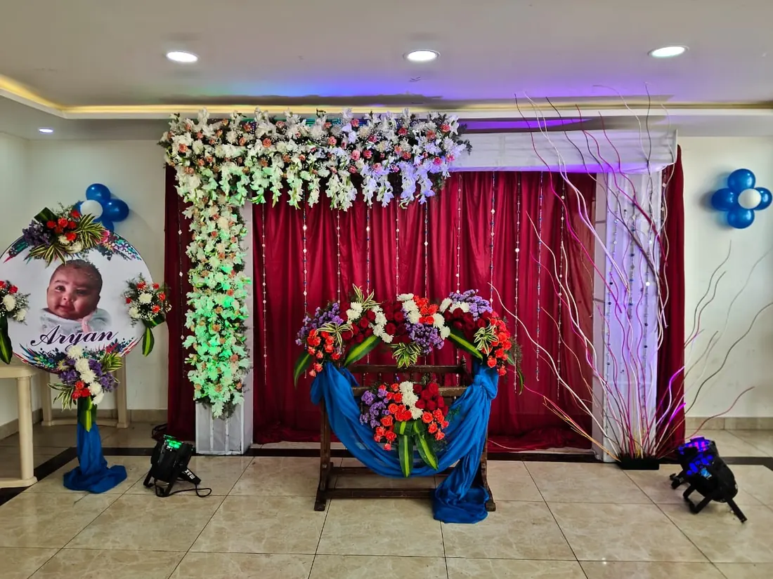 Theme Decorations for naming ceremony events in Bangalore